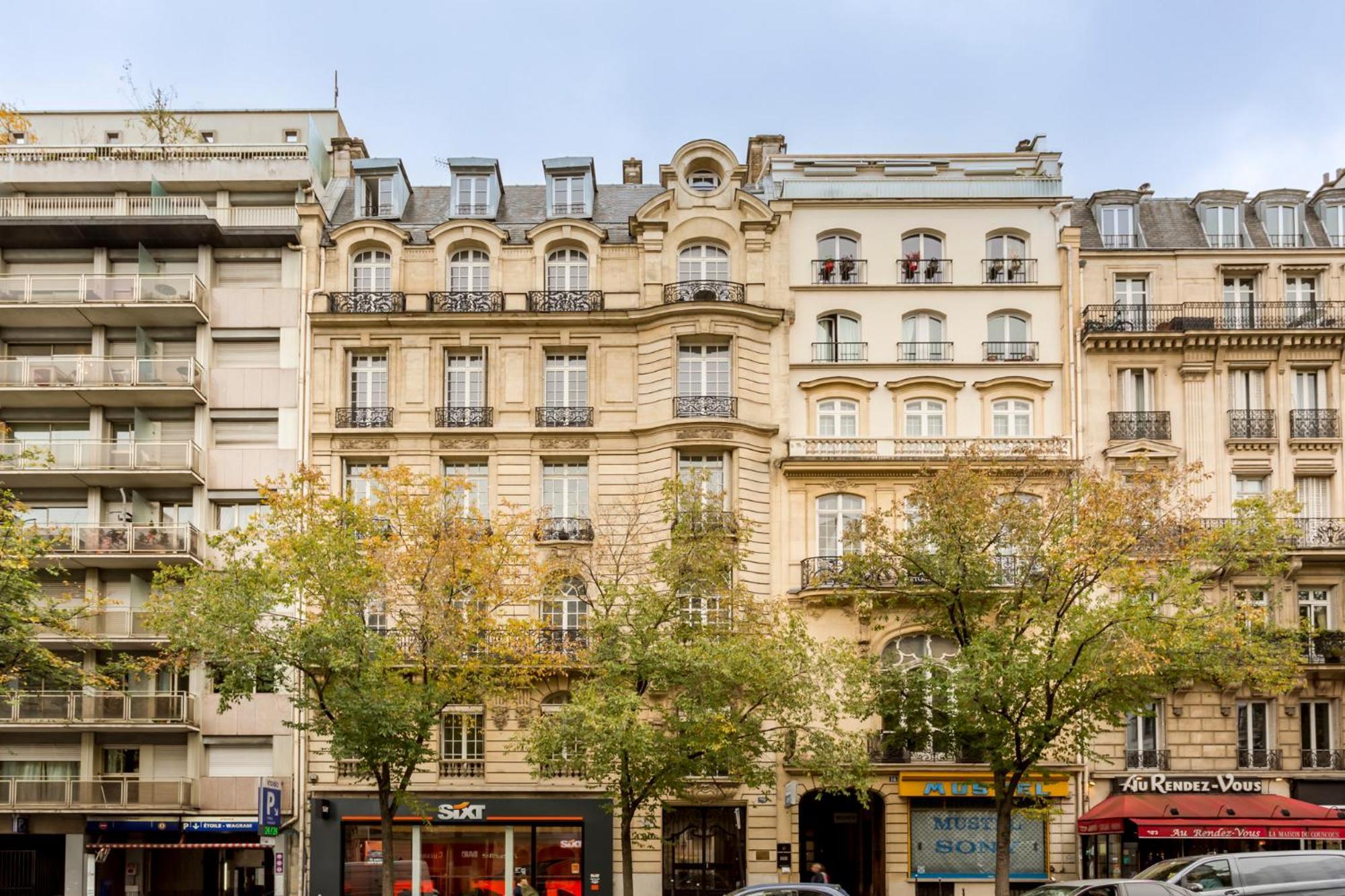 Cozy Apartment - Champs Elysees - Wagram Paris Exterior foto